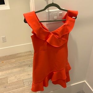 Beautiful BCBG orange dress for women